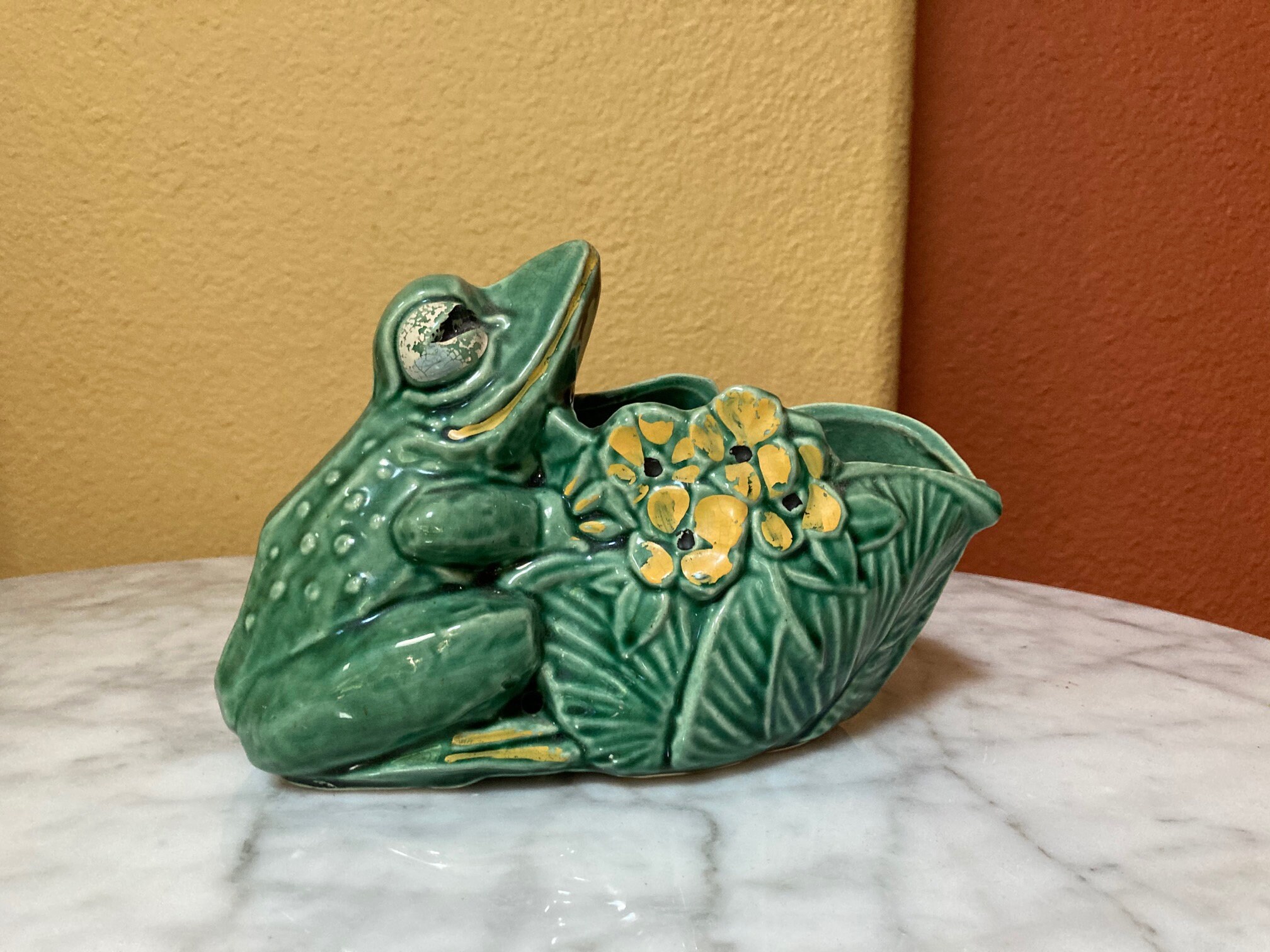 Mccoy Frog Planter Etsy
