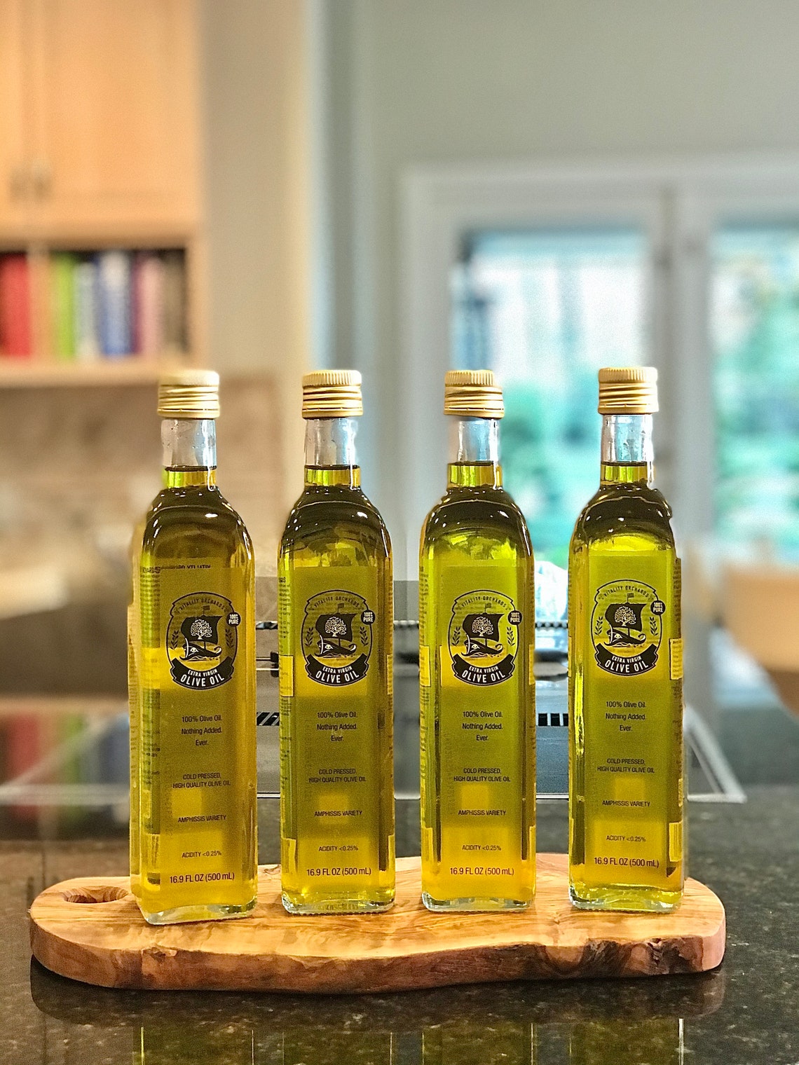 Vitality Orchards Extra Virgin Olive Oil 16.9 oz 500ml x4 Etsy