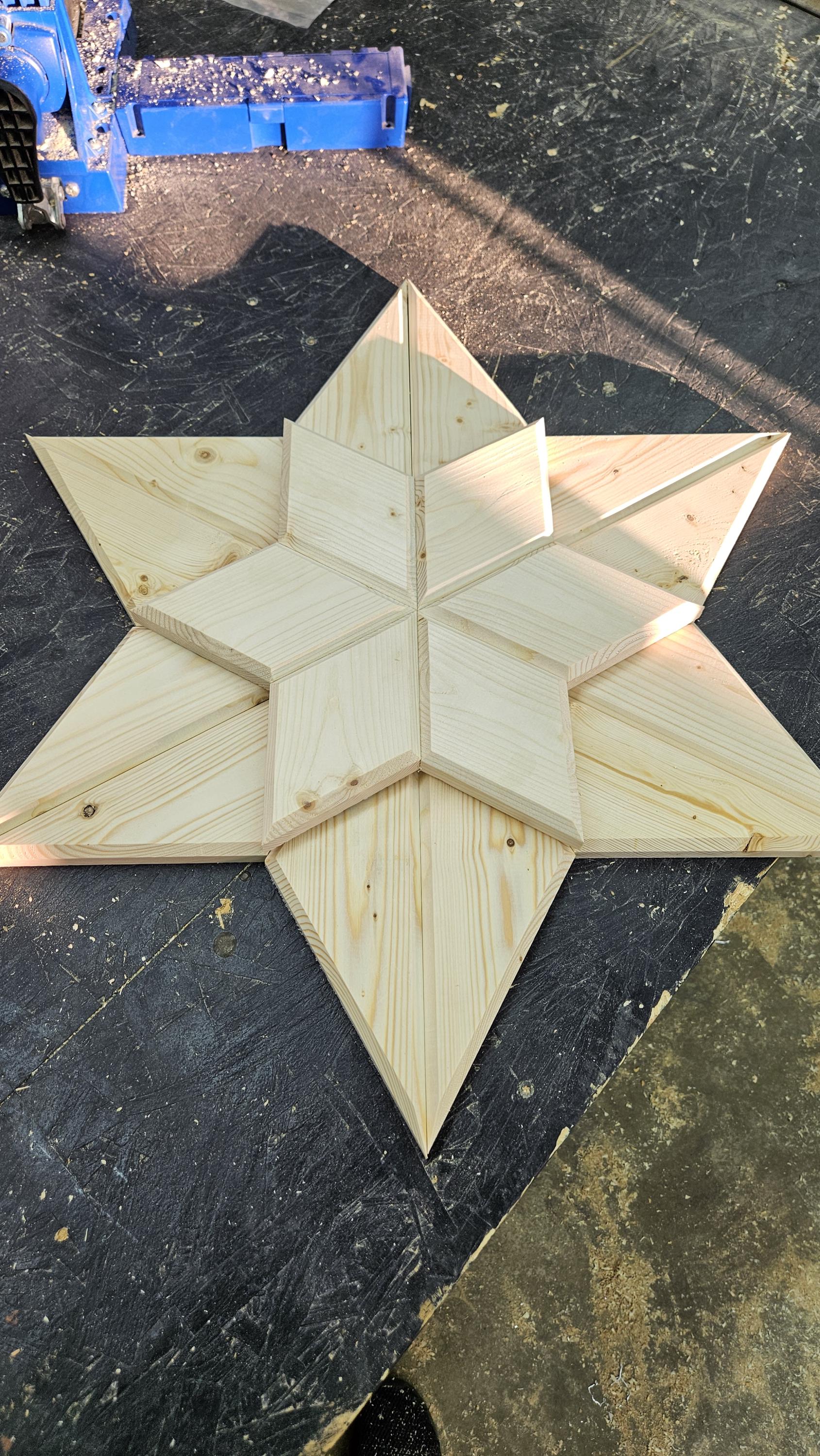How to Make A LARGE 6 Pointed Star Digital Plans - Etsy