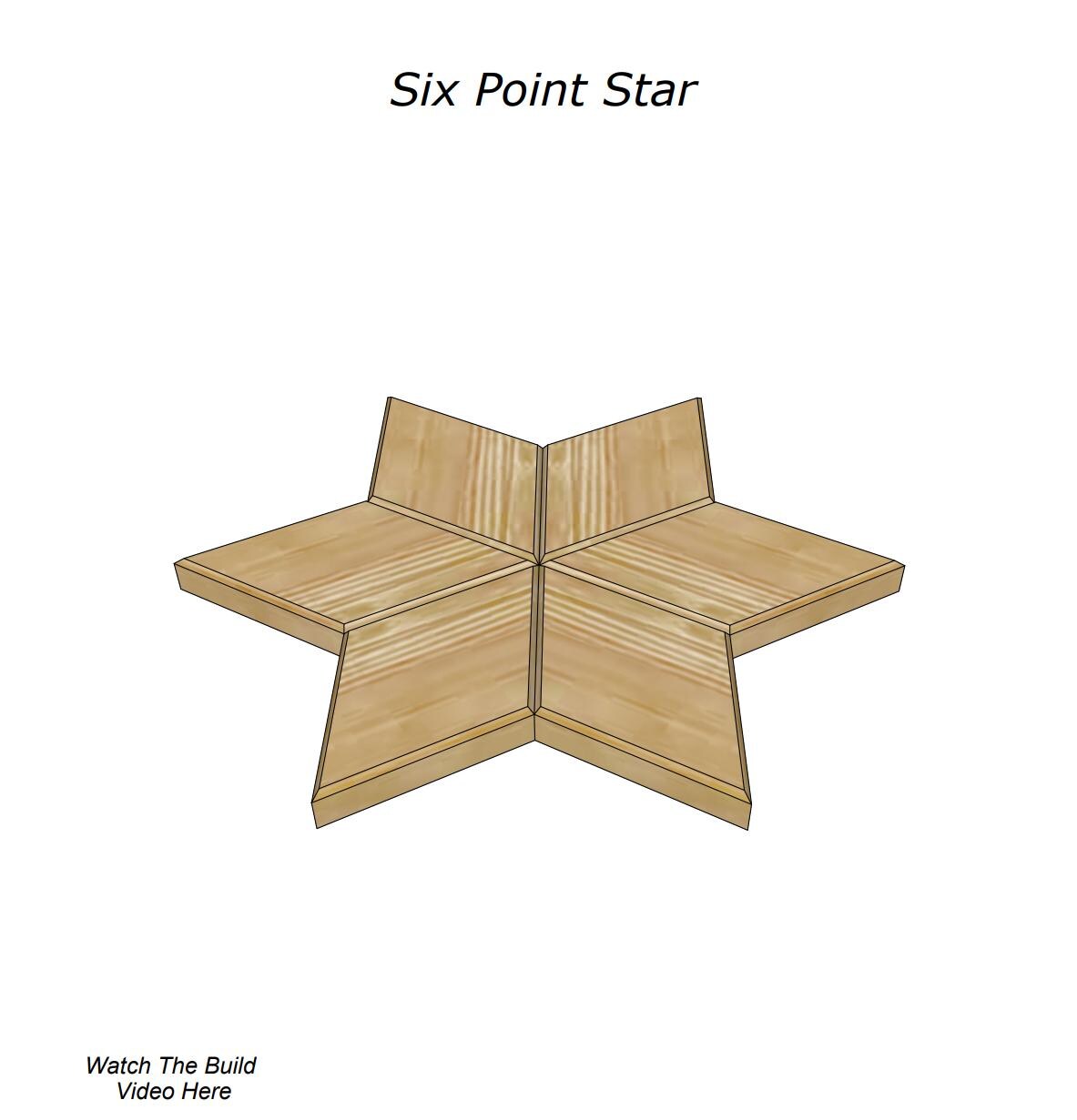 How to Make A 6 Pointed Star Digital Plans - Etsy