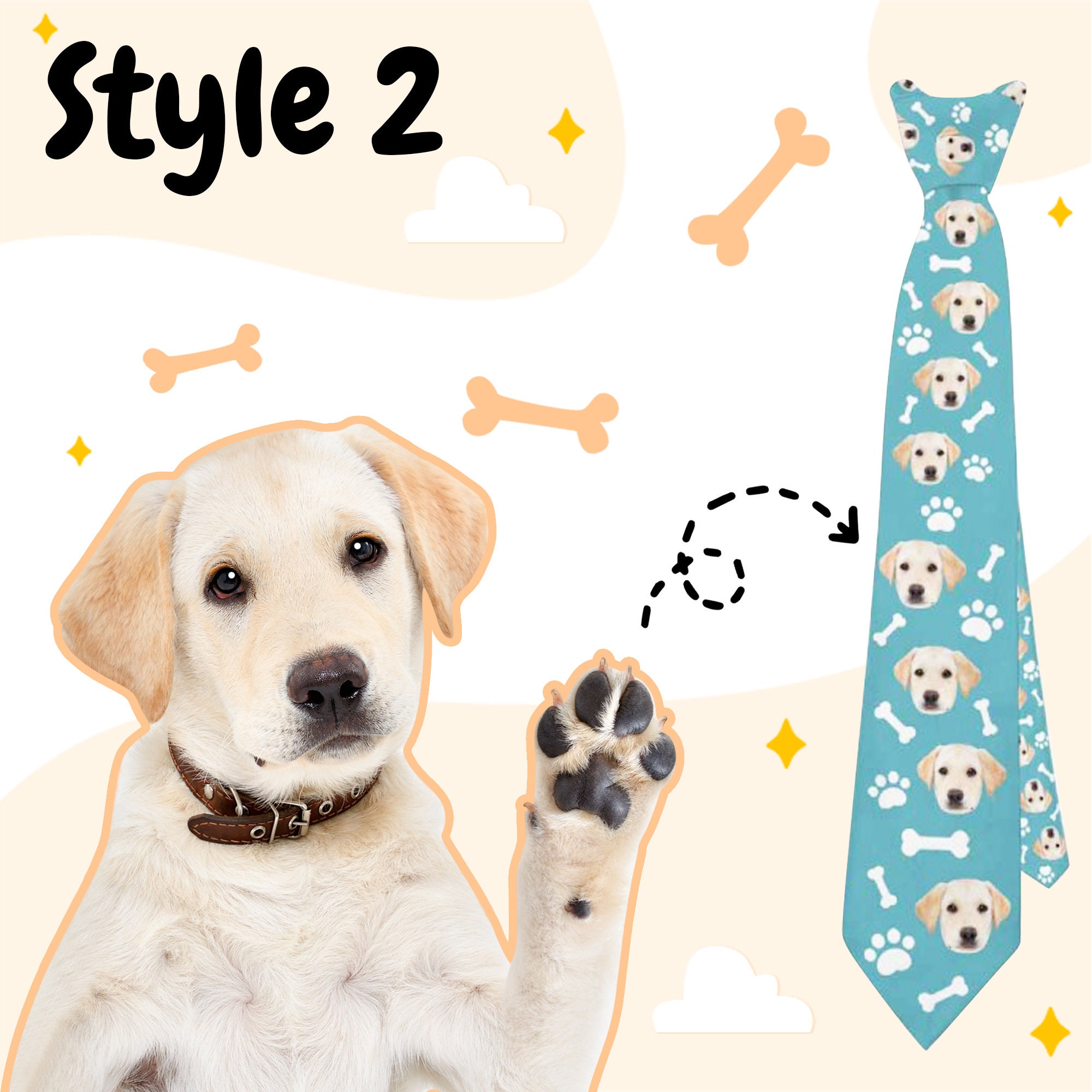 Customizable Tie Custom Photo Tie Personalized Face Photo Tie