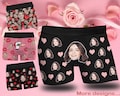 Personalized Face Boxer Briefs: Custom Men's Underwear, Valentine's Gift