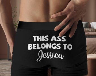 Personalized Boxer Briefs, Custom Face Underwear, Anniversary Gift