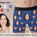 Personalized Boxers for Men, Custom Anniversary Gift for Him, Underwear with Face, Exclusive Pantie for Fiance, Funny Birthday for Boyfriend 