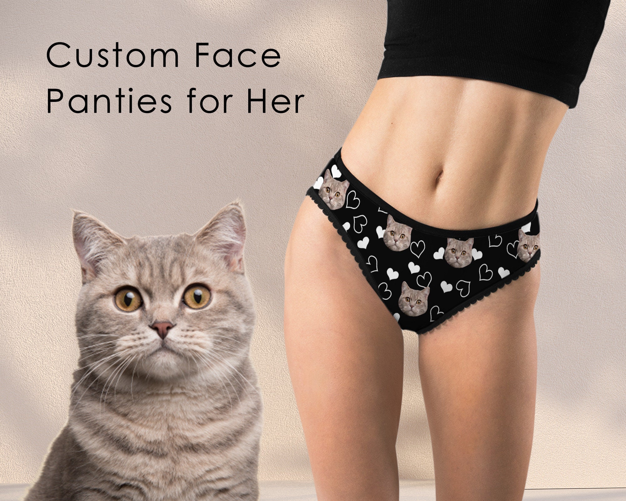 Meow Chicka Cat Underwear - Low-Rise Underwear