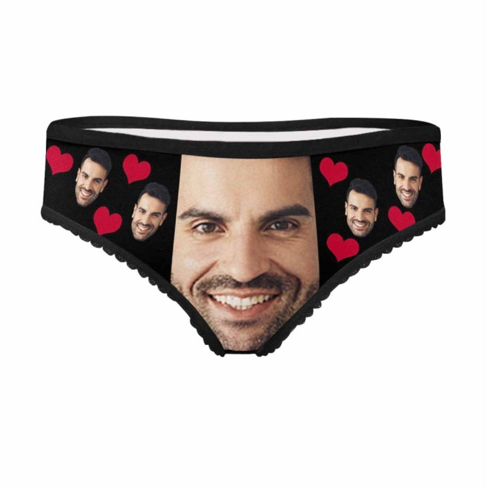 put face on underwear