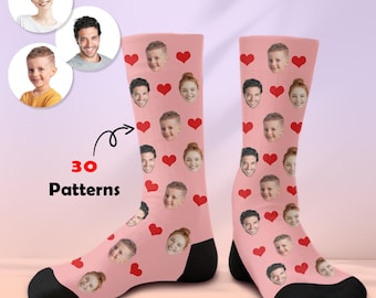 Custom Face Socks: Personalized Photo Socks for Dad