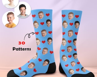 Custom Face Socks: Personalized Photo Socks for Men & Family