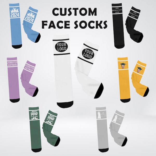 Printed Socks - Etsy