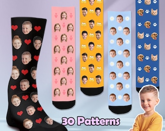 Personalized Face Socks: Custom Photo Socks for Dad