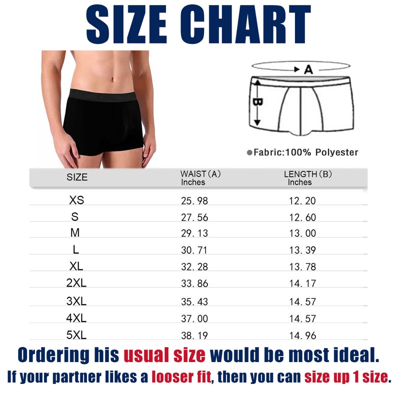 Personalized Boxers for Husband/Boyfriend, Popular Anniversary/Birthday/Wedding Gift, Print Face Underwear for Men,Custom Photo Boxer Briefs image 8