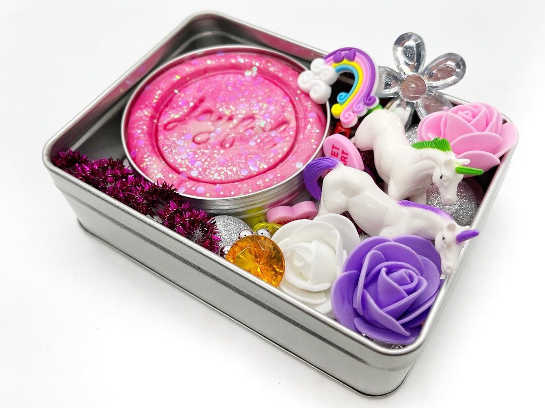 Unicorn Play Dough Kit, Unicorn Playdough Kit, Sensory Dough Kit ...