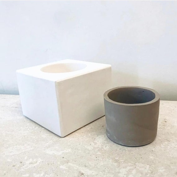 Handleless Cup Plaster Mold for Slip Casting, Casting Mold