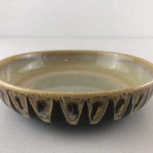 Stoneware Søholm bowl, Søholm Bornholm Denmark, 1970s Mid Century Modern