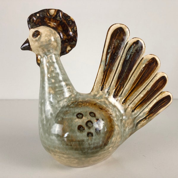 Figurine de poulet Søholm, design Joseph Simon, Søholm Danemark années 1970 Mid Century Modern Design.