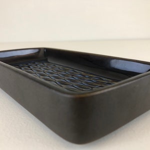 Søholm Denmark dish, rectangular stoneware dish, model 3338, design Einar Johansen, Vintage Mid Century Modern from the 1960&#39;s