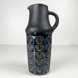 Søholm vase en grès de taille moyenne - pichet numéro de modèle 3352, design Einar Johansen pour Søholm, Danemark 1964 Milieu du siècle Design moderne