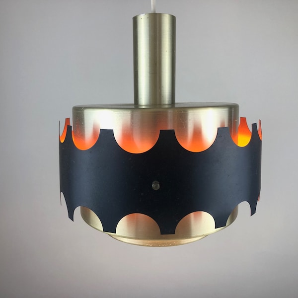 Pendant Lamp by Carl Thore (Sigurd Lindkvist) for Granhaga Metallindustri, Sweden 1960s, Mid-Century Modern.