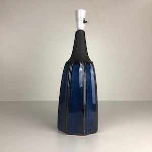 Amazing XXL Søholm vintage stoneware table lamp, model 1042, Einar Johansen for Søholm, 1960&#39;s, Danish Design, Mid Century Modern.