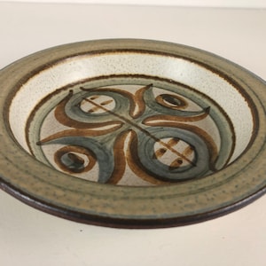 Dish from the Søholm Erika series, Decor Noomi Backhausen and Paul Brandborg, form Einar Johansen Denmark 1970s, Mid Century Modern Design