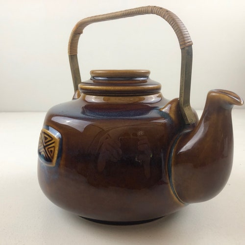 Shops Stoneware teapot Nordlys series, design Maria Philippi, Søholm Denmark 1960s Mid Century Modern design