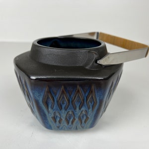 Vintage Søholm stoneware ice bucket Denmark 1960s Einar Johansen EJ 64 series, Mid Century Modern design