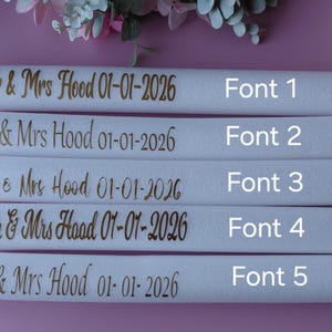 Personalised LED Foam Glow Sticks: Wedding, Party Favours image 2