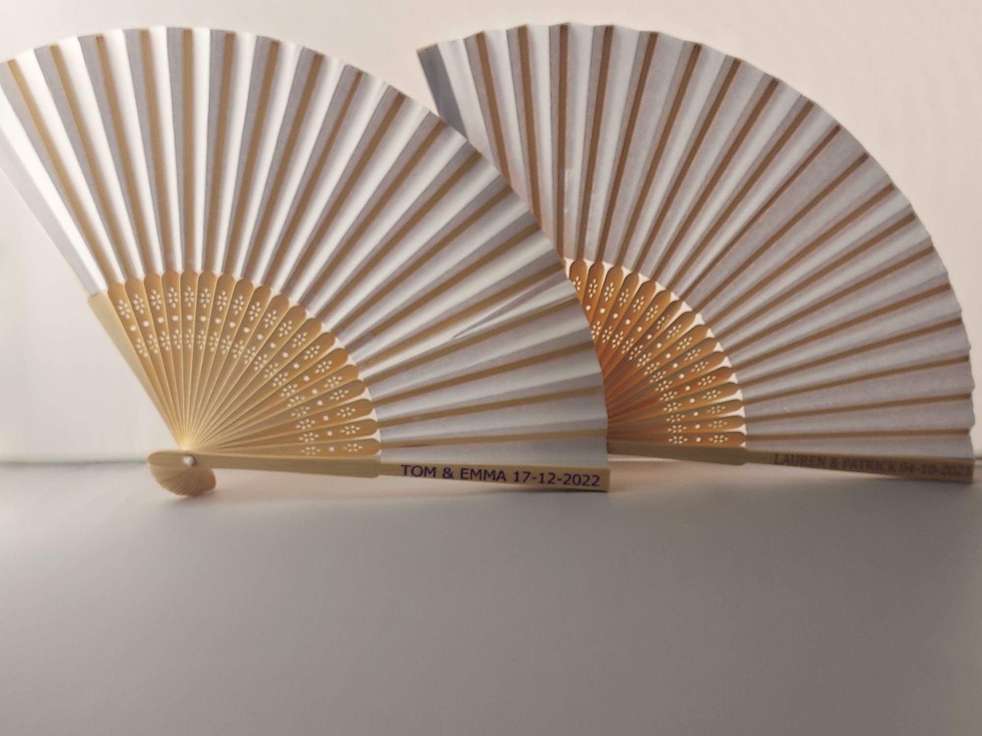 Personalised Wedding Fans Wedding Favours Hand Fans Hen Etsy UK