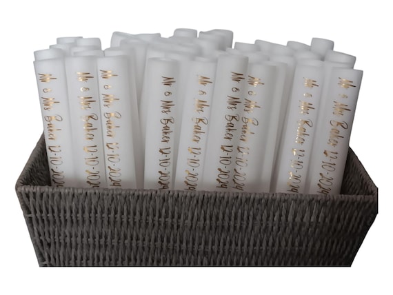 Personalised LED Foam Glow Sticks: Wedding, Party Favours