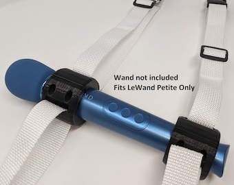 Strap Holders for the LeWand Petite Wand by 3Deviants, Vibrator Harness / Belt for Targeted Massage