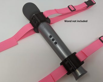 Strap Holders for the LeWand Original Plugin or LeWand Original Rechargeable Wand by 3Deviants, Vibrator Harness / Belt for Targeted Massage