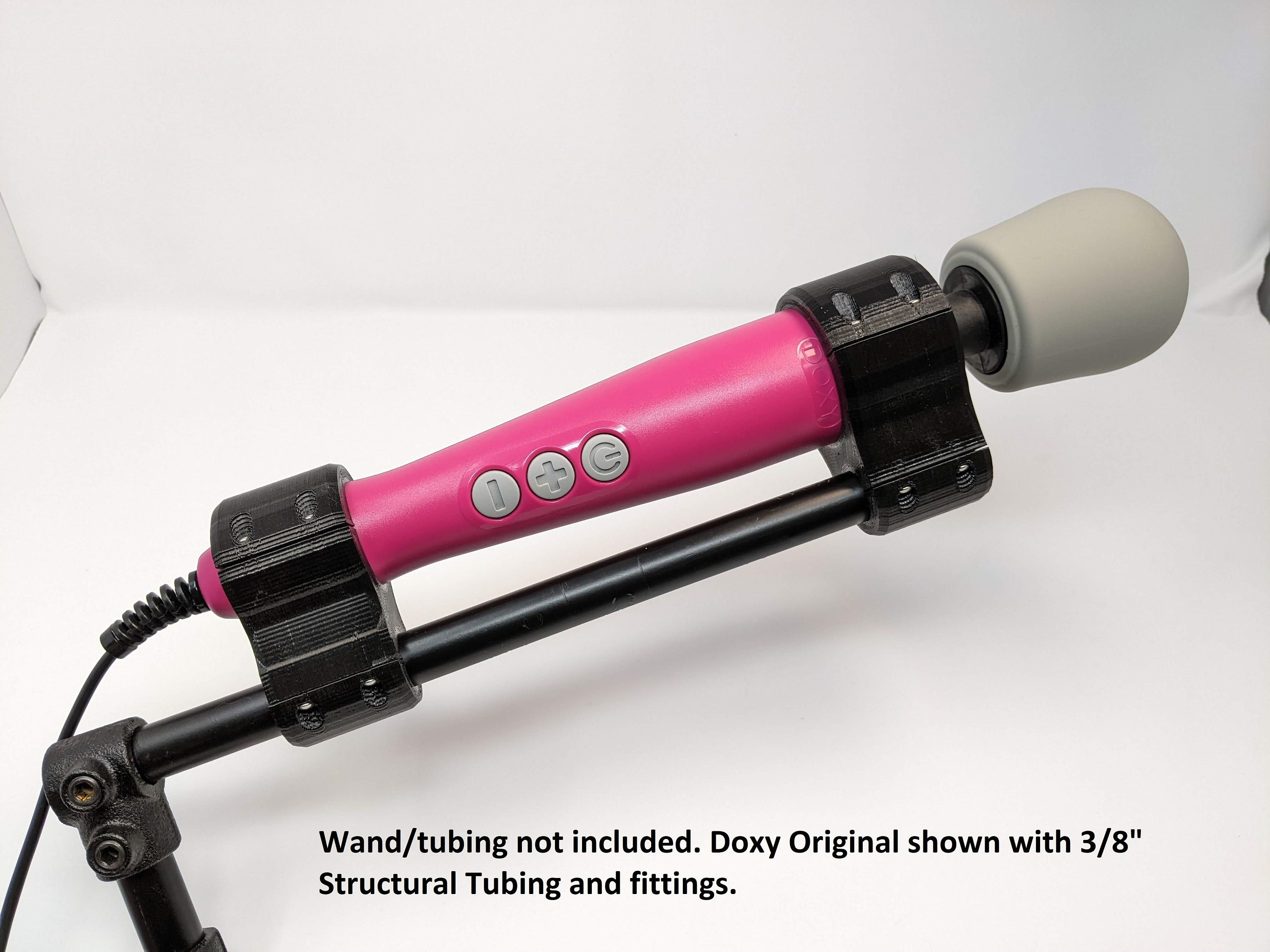 Eine Halterung fur die Stab Vibratoren DOXY Original und DOXY Die Cast funktioniert mit 3 8 1 2 3 4Rohr und Steeltek Schlauch von 3Deviants Etsy