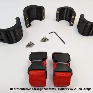 Strap Holders for the Adam & Eve Magic Massager Deluxe 8x Vibrator by 3Deviants Holders w/ 2 Straps