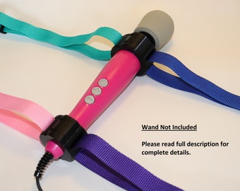 Strap Holders for the Doxy Original Wand or Doxy Die Cast Wand by 3Deviants, Vibrator Harness / Belt for Targeted Massage