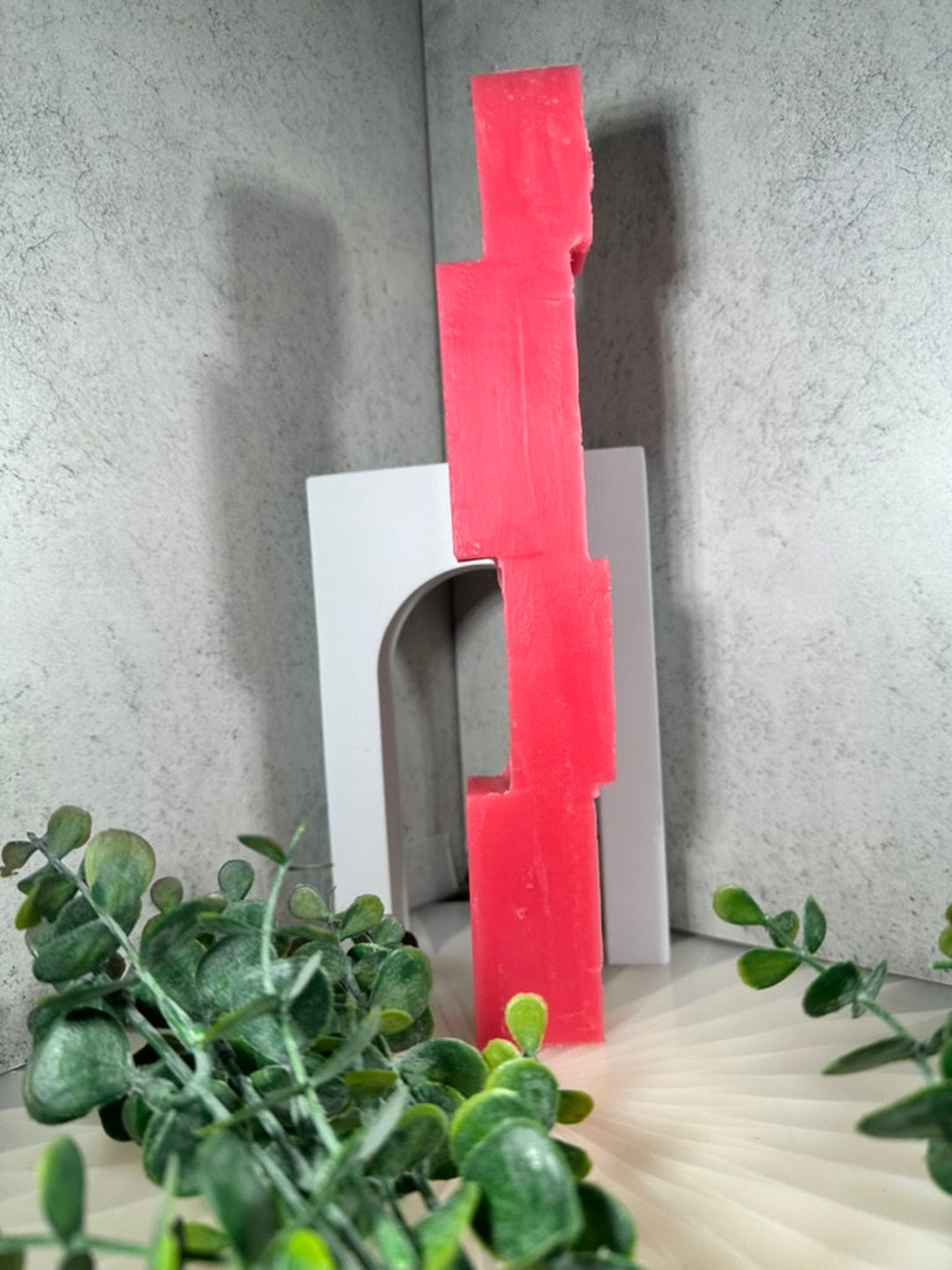 Block Abstract Candlestick Pillar Eco Friendly Vegan Non Toxic Cruelty