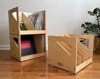 Vinyl LP Record Storage - Stackable Crates