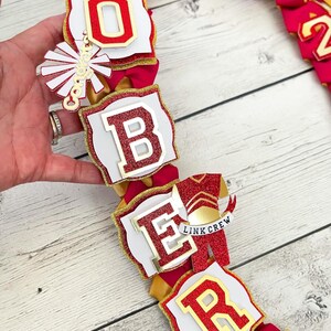 Personalized Graduation Satin Ribbon Lei Class of 2026 keepsake Gift