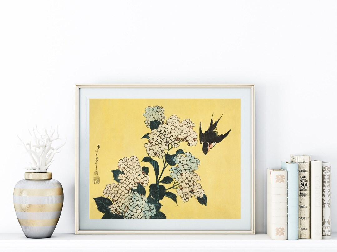 Hokusai Print Japanese Art Print Hokusai Poster Japanese Etsy