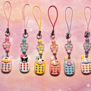 Kitty & Friends Phone Charms