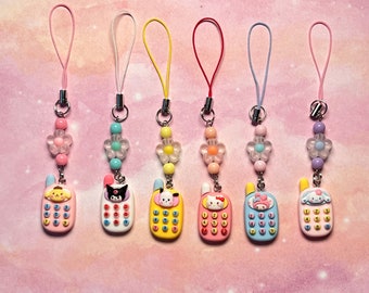 Kitty & Friends Phone Charms