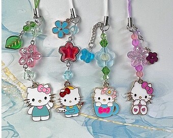 Kawaii Kitty Phone Charms