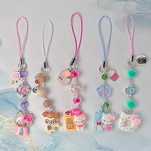 Kitty Food Phone Charms