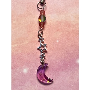 Moon and Stars Phone Charm  | Cute Phone Charm | Keychain | Phone Accessory