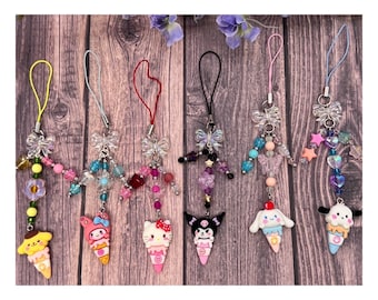 Kitty & Friends Phone Charms