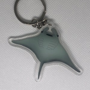 Sting ray keyring, manta ray keyring, shark keyring, shark keyring, shark gift, whale shark keyring, ocean gift, ocean gift