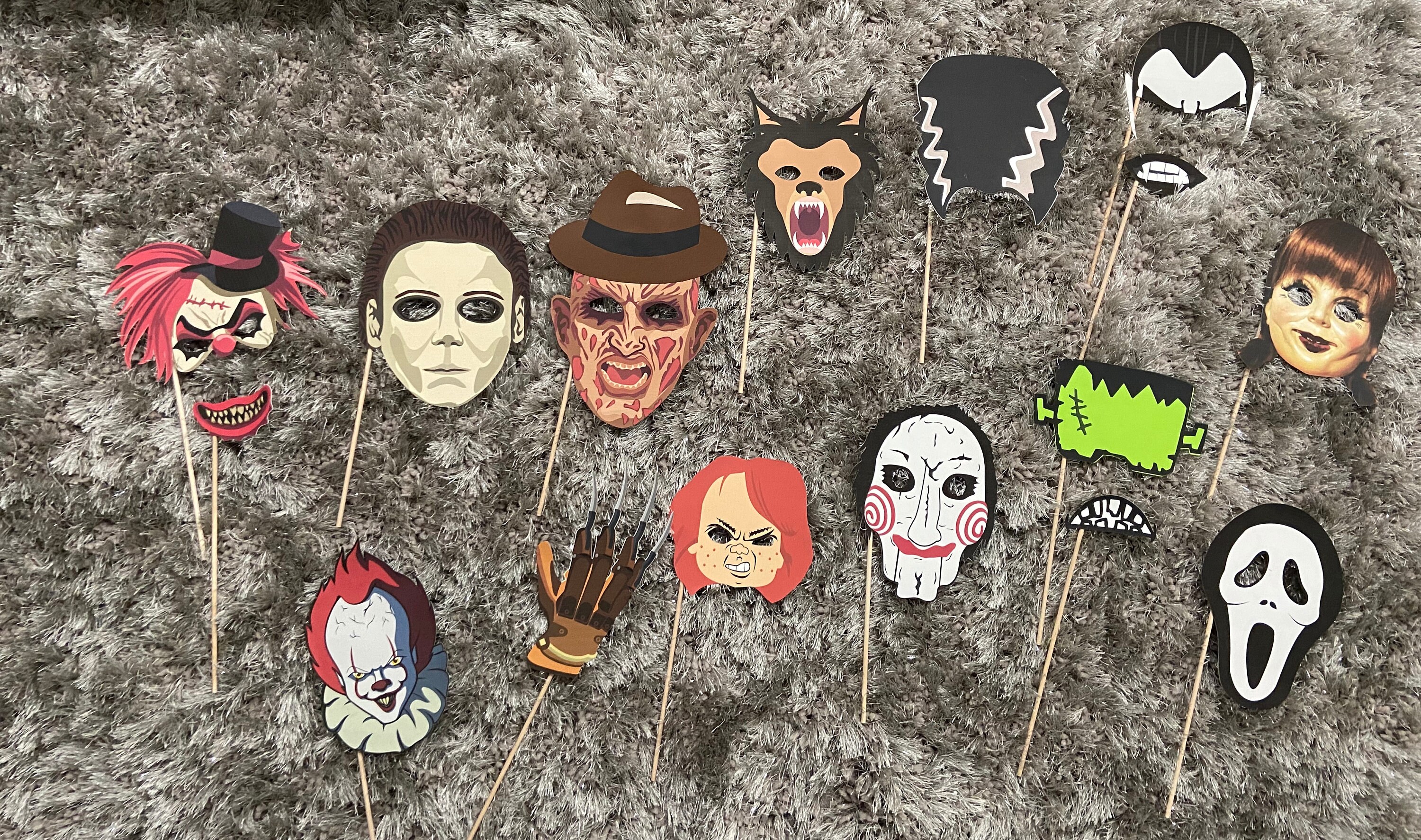 Halloween photo props. Halloween party decorations. Halloween Etsy