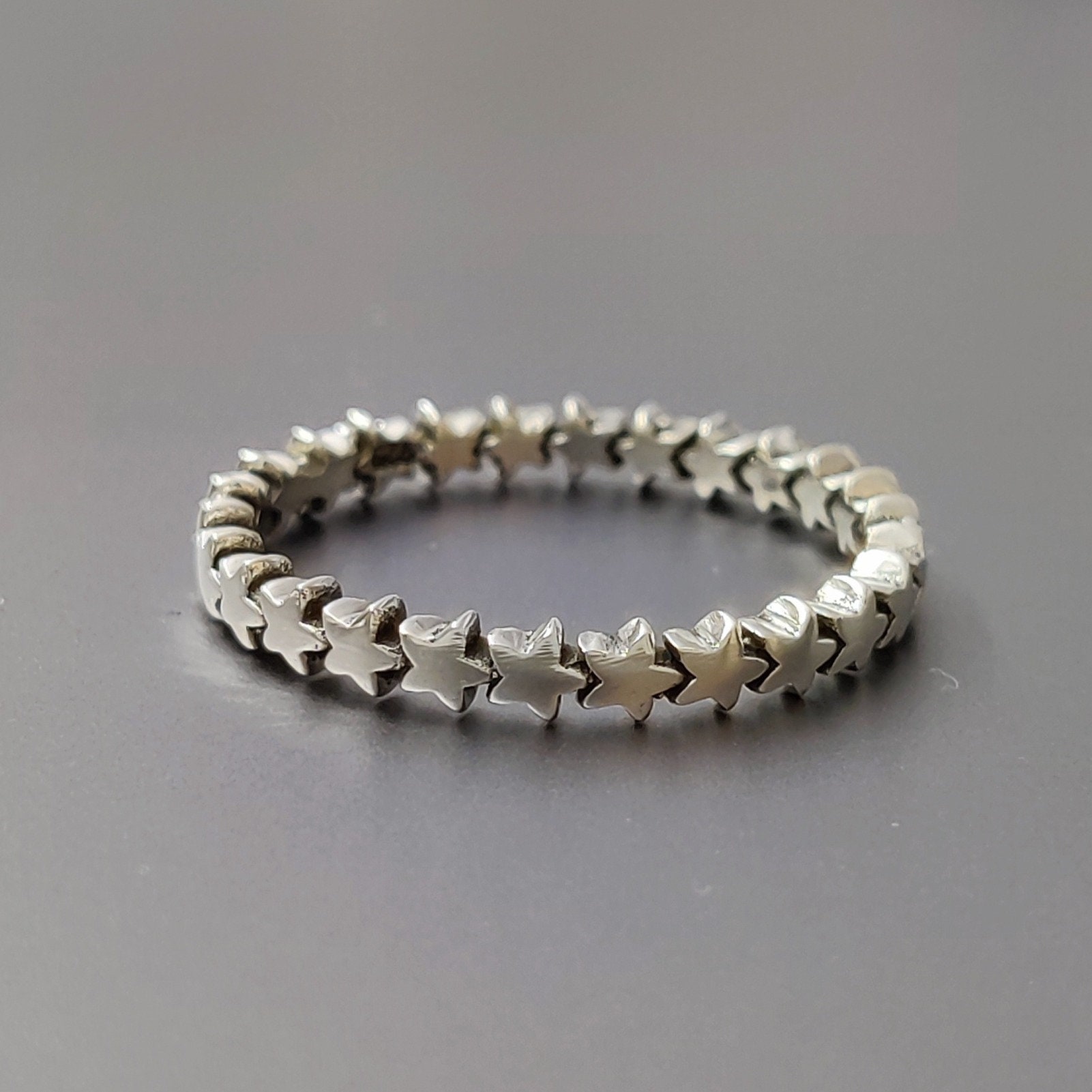 Star Silver Plain Ring925 Sterling Silver Ring Designer Ring Etsy UK