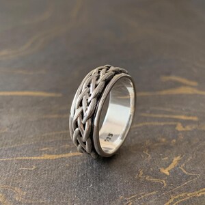 Designer Spinner Ring 925 Sterling Silver Multi Spins Ring Handmade Ring Thumb Ring Best Ring For Gift, New Year gift mens ring, sale 2024