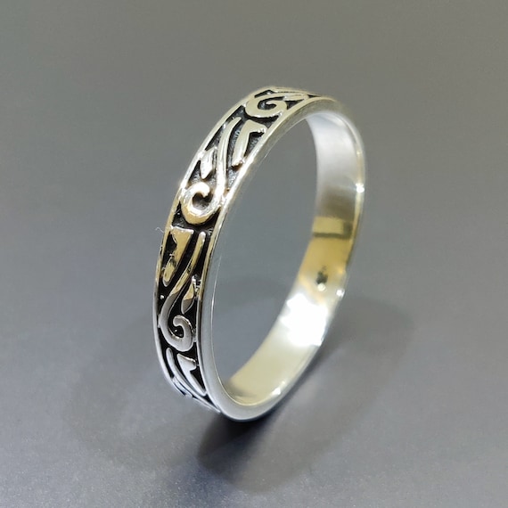 Handmade Sterling Silver Goth Ring With Rectangle Black Onyx Gemstone For Men  Plain Model Men Ring Solid 925 Sterling Silver Men - Rings - AliExpress