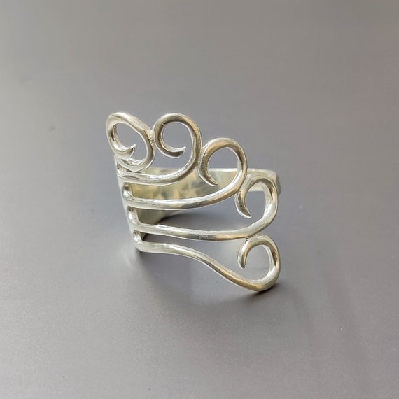 Crown Silver Plain Ring 925 Sterling Silver Ring Designer Ring